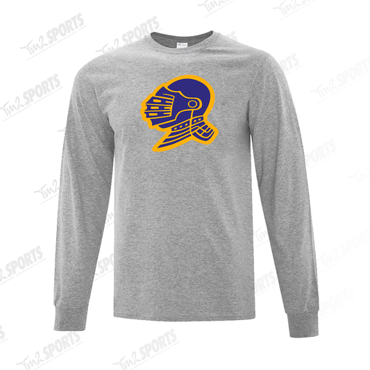 KLB25 - Cotton Long Sleeve Tee - Grey
