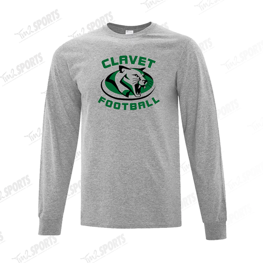 KCLA25 - Cotton Long Sleeve Tee - Grey