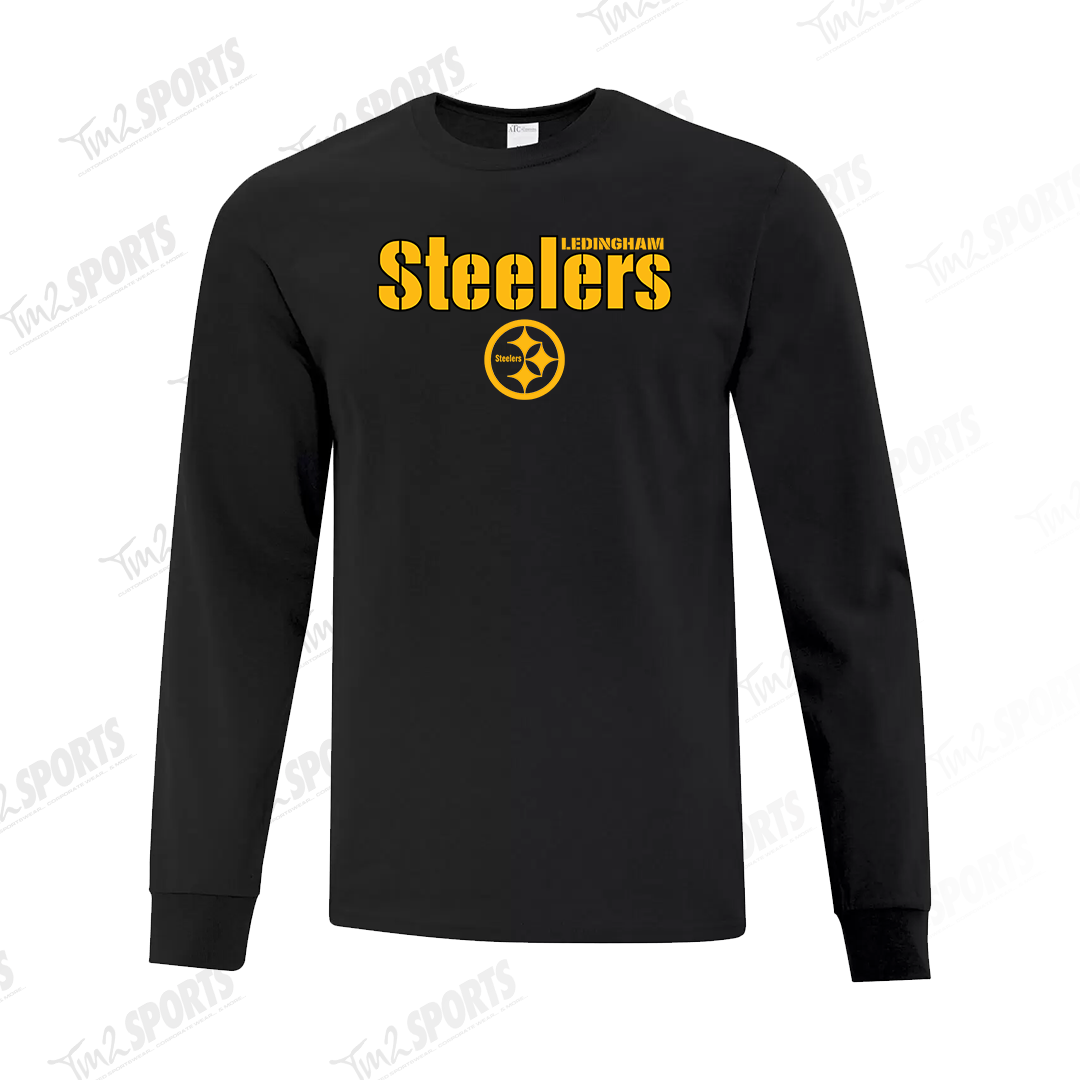 KSTE25 - Cotton Long Sleeve Tee - Black