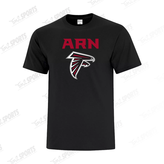 KARN25  - Cotton Blend Tee - Black