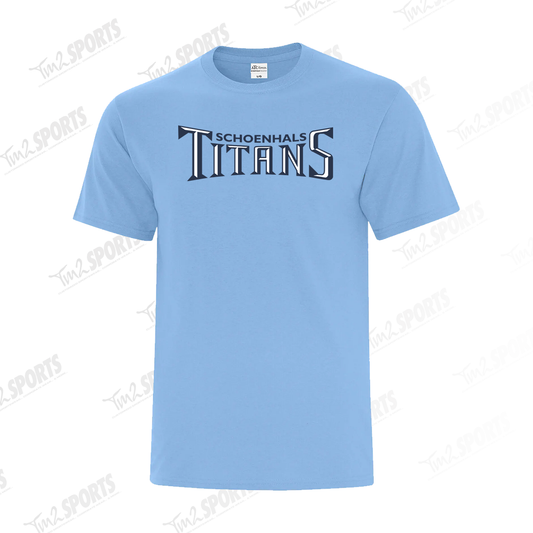 KTIT25  - Cotton Blend Tee - Light Blue
