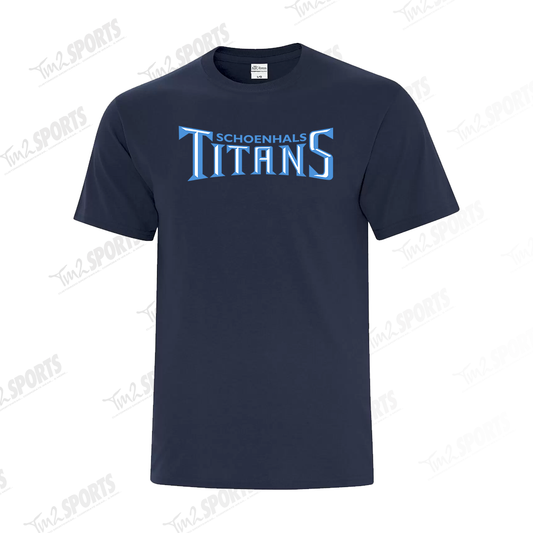 KTIT25  - Cotton Blend Tee - Navy