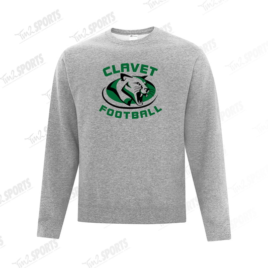 KCLA25 - Fleece Crewneck Sweatshirt - Grey