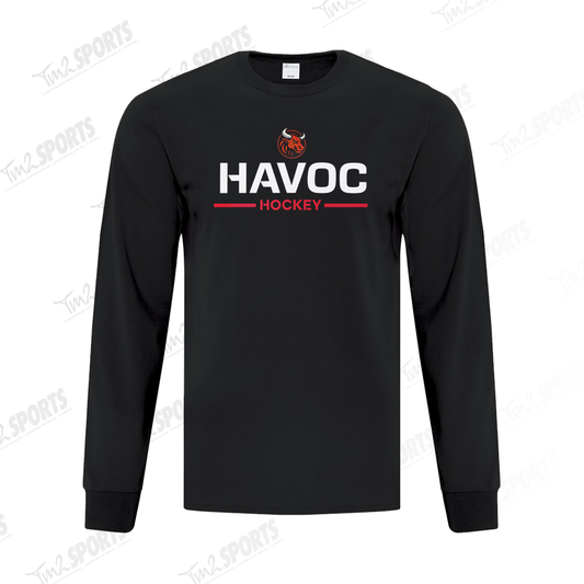 HHV26 - Everyday Cotton Blend Long Sleeve Tee - Black