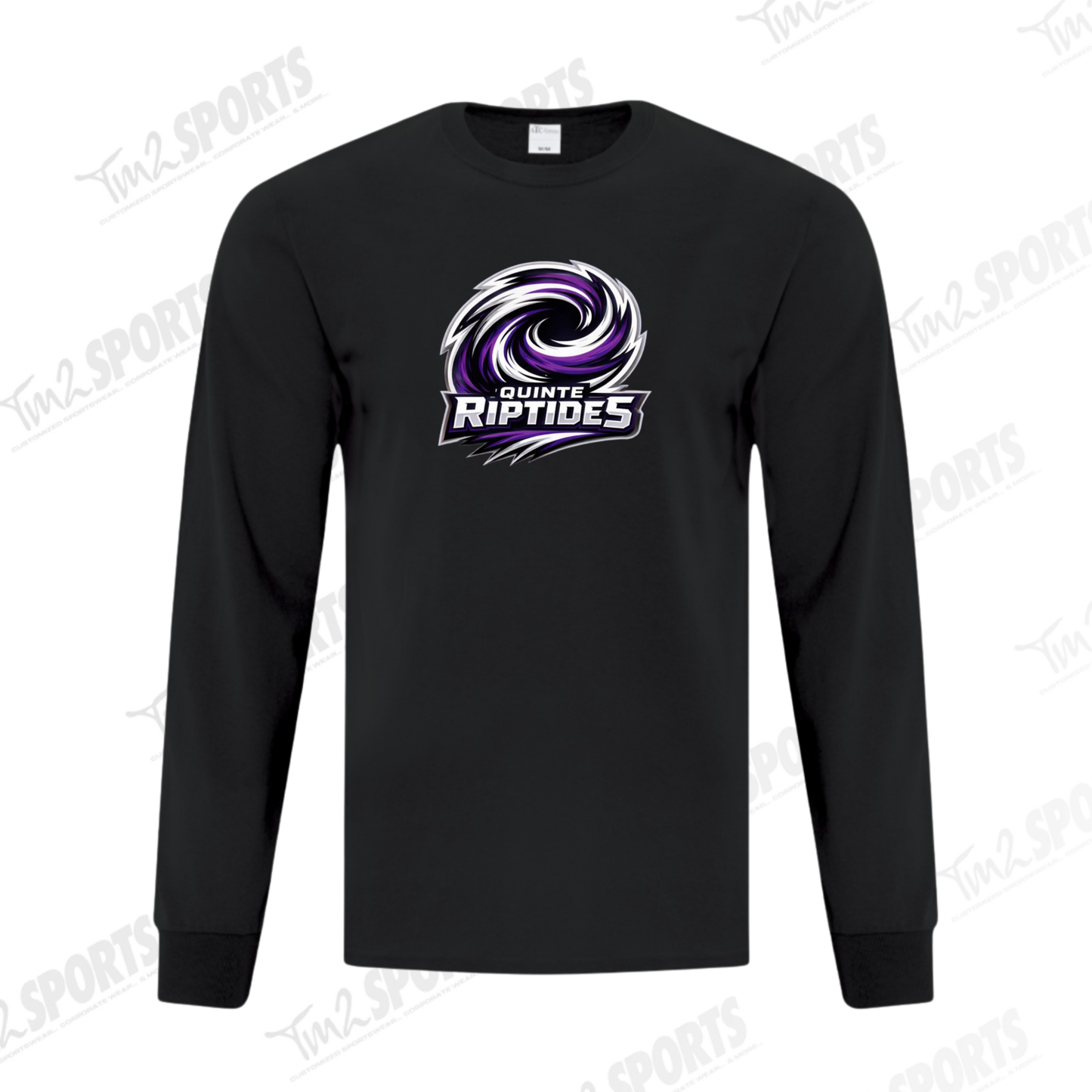 RIPT26 - Everyday Ring Spun Cotton Long Sleeve Tee - Black