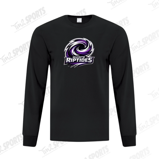 RIPT26 - Everyday Ring Spun Cotton Long Sleeve Tee - Black