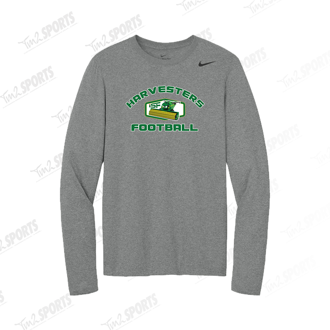 ISFIN - Nike Legend Long Sleeve Tee - Carbon Heather