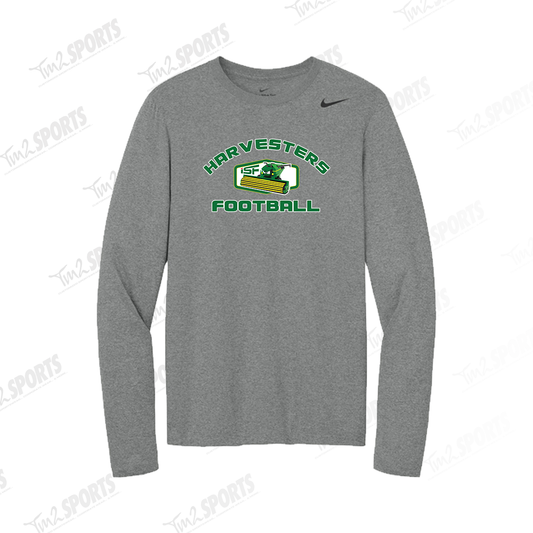 ISFIN - Nike Legend Long Sleeve Tee - Carbon Heather