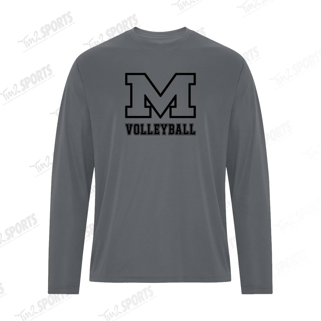 MAPVB26 - Essential Performance Long Sleeve Tee - Dark Grey