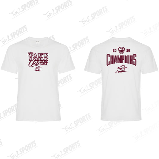 THCHAMP26 - Cotton Blend Tee - White