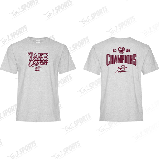 THCHAMP26 - Cotton Blend Tee - Grey