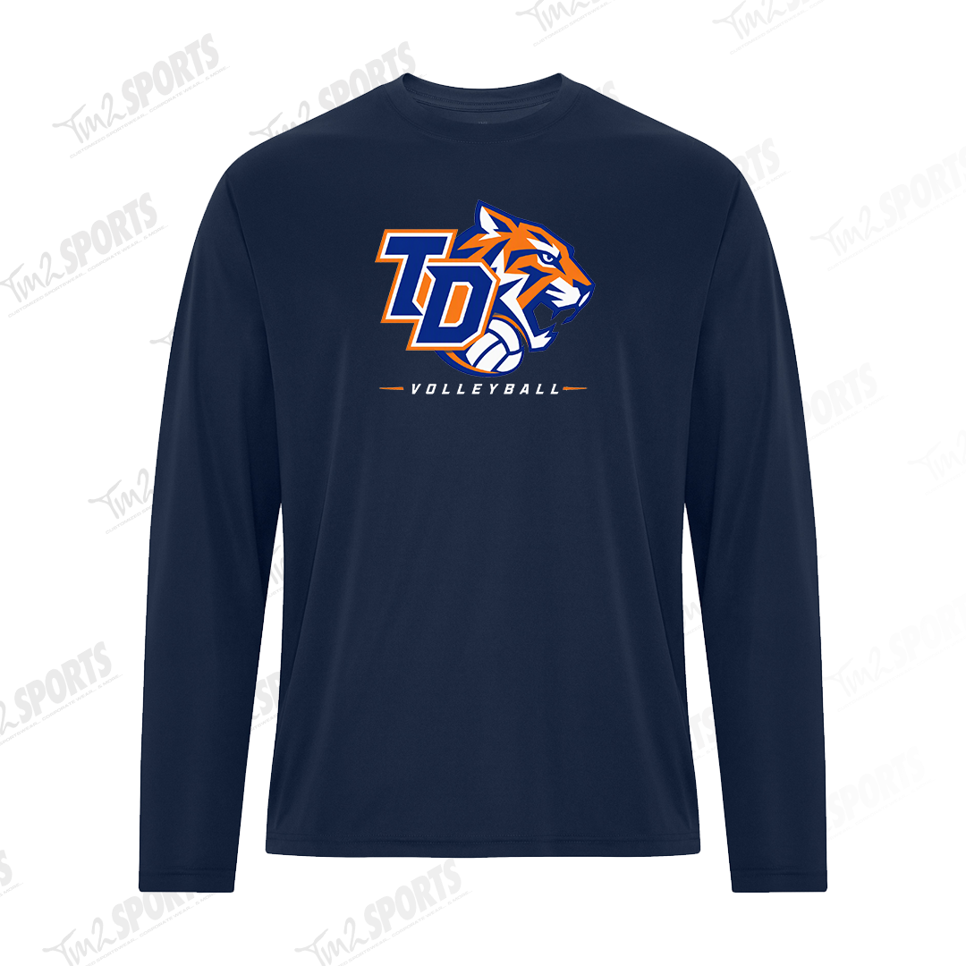 TDVB26 - Essential Performance Long Sleeve Tee - Navy