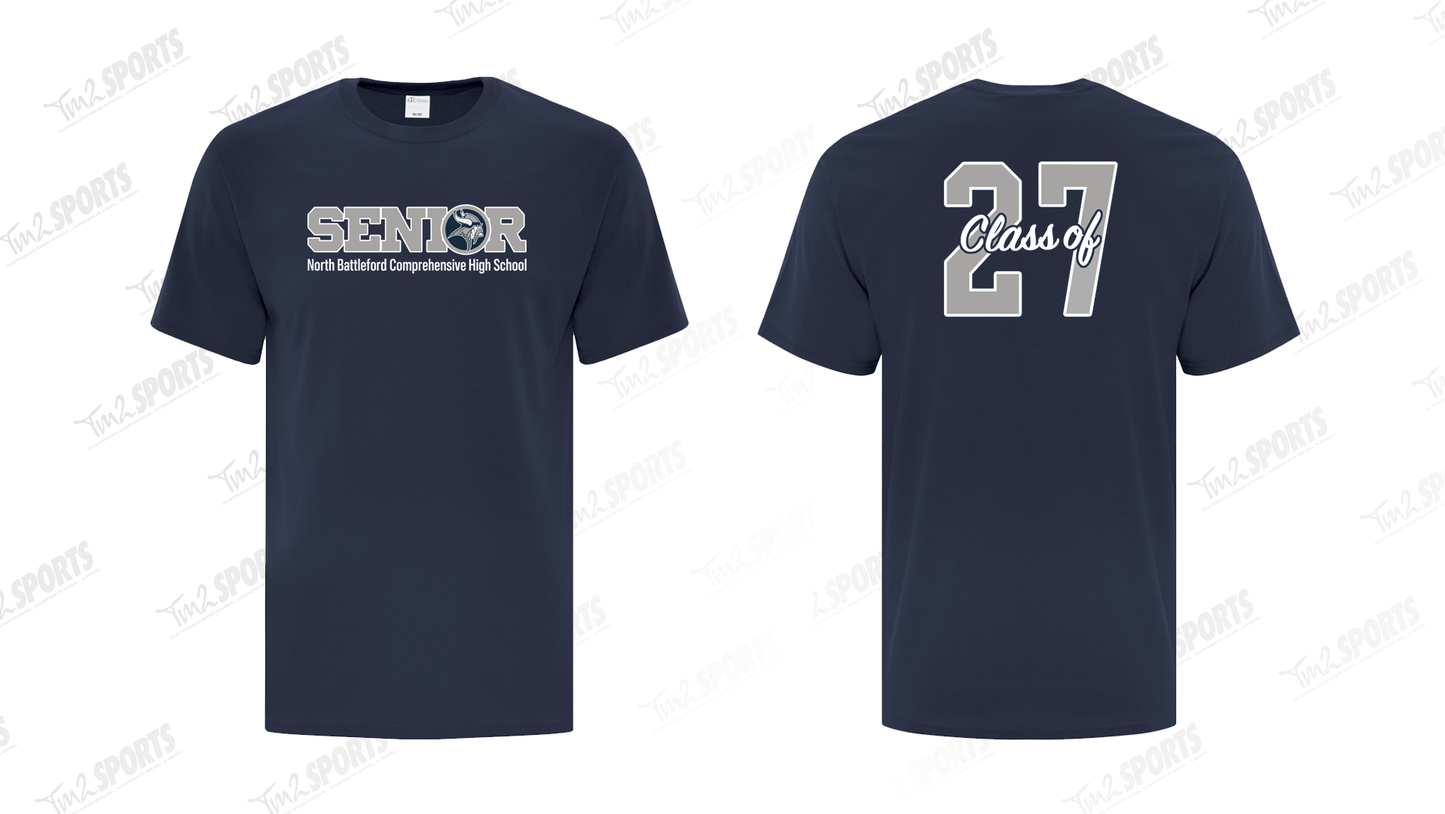 NBCHS27 - Cotton Blend Tee - Navy
