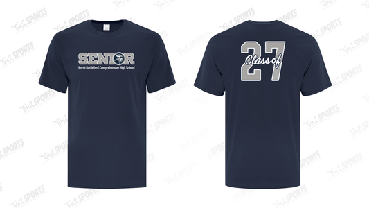 NBCHS27 - Cotton Blend Tee - Navy