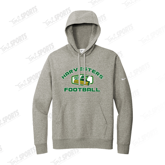 ISFIN - Nike Club Fleece Pullover Hoodie - Grey