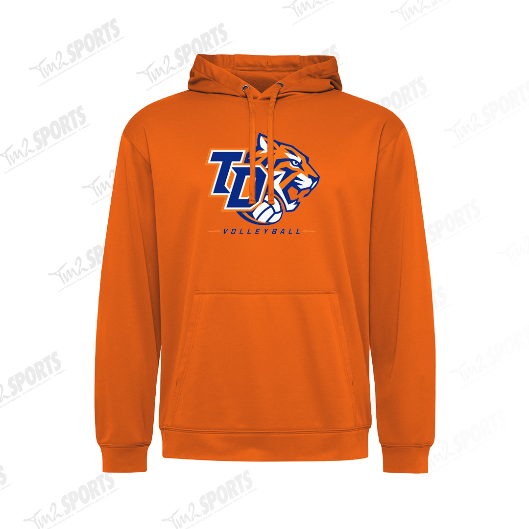 TDVB26 - Essential Performance Hoodie - Deep Orange