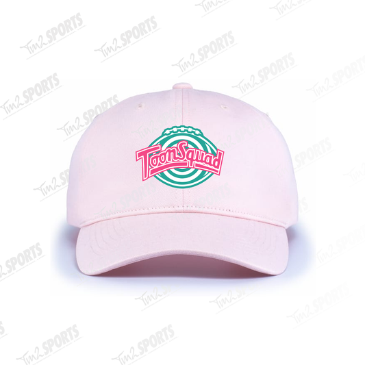TOON26 - Low-Profile Unstructured Snapback Cap - Pink