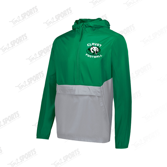 KCLA25 - Pack Pullover - Green/Grey (Youth All Black)