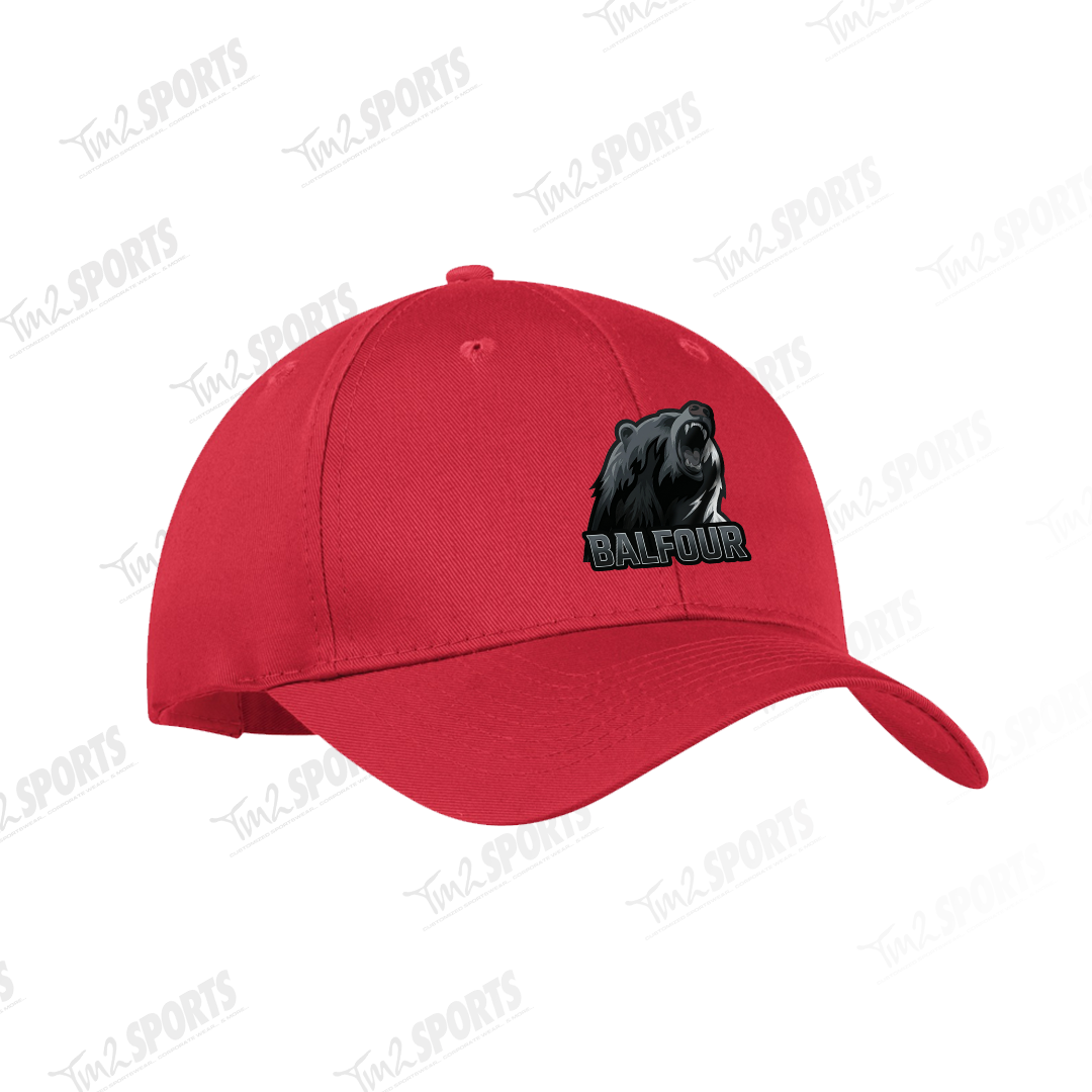 BALFC26 - Cotton Twill Dad Hat - Red