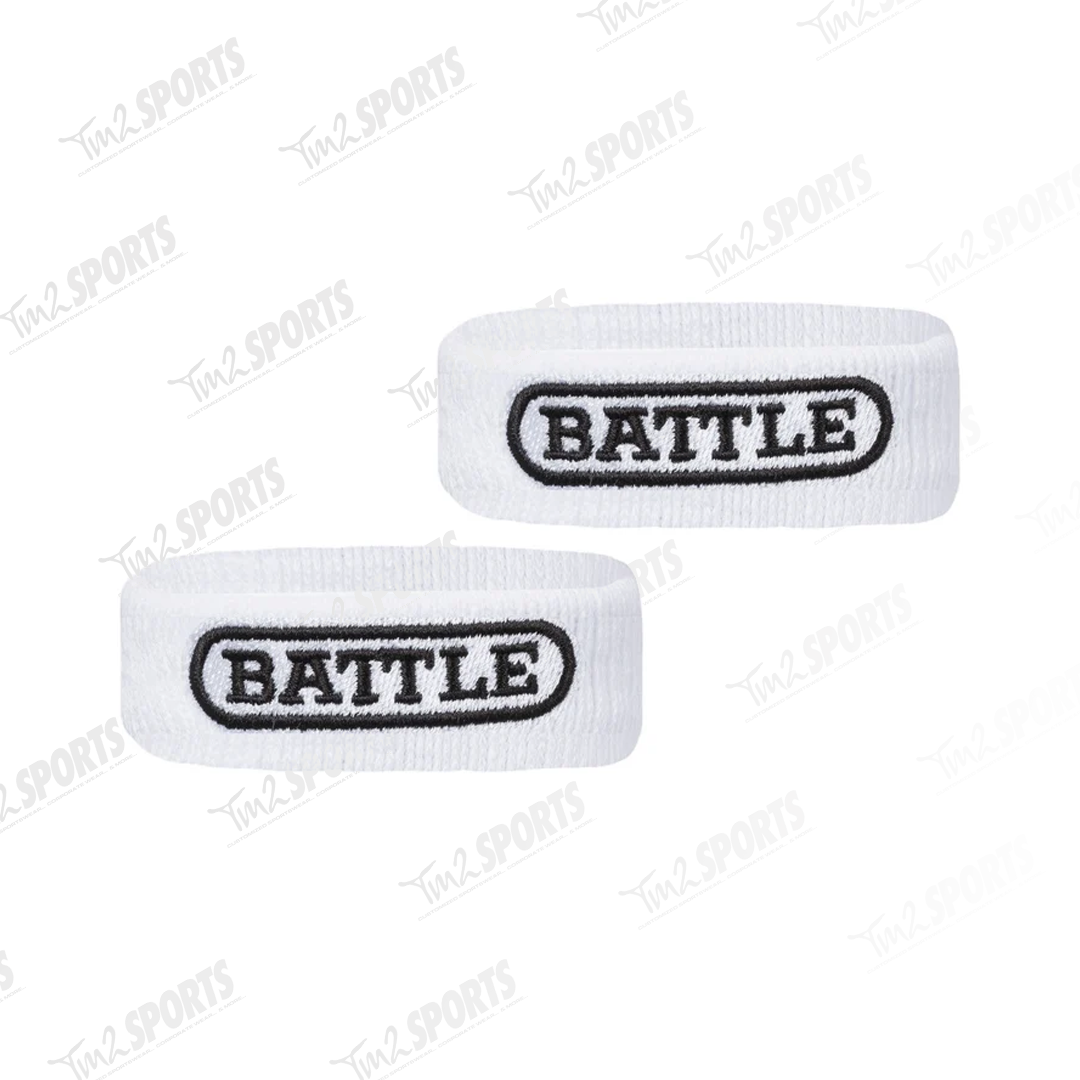 BISB26 - Battle Football Arm Bands (2 Per Pack) - White