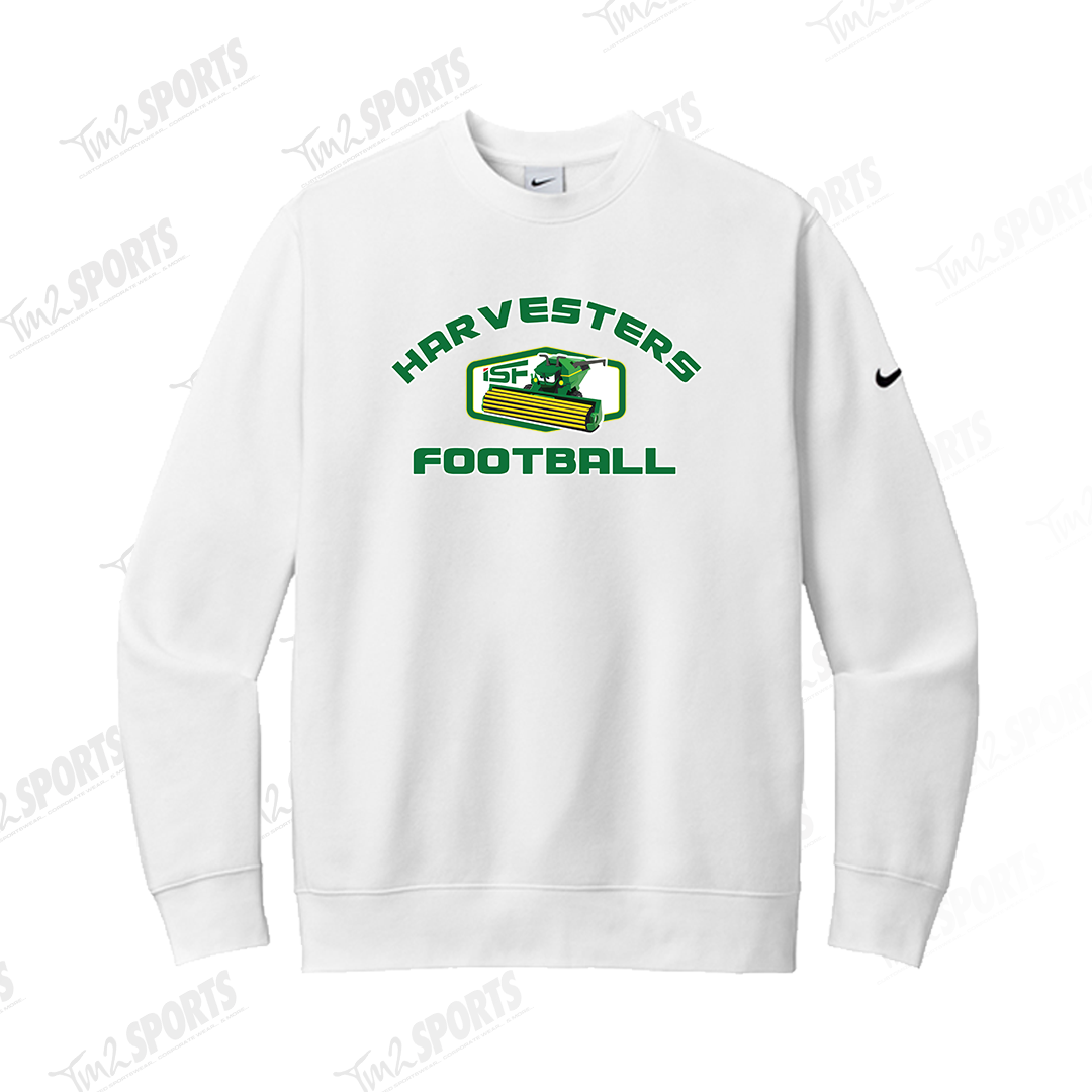 ISFIN - Nike Club Fleece Crew - White