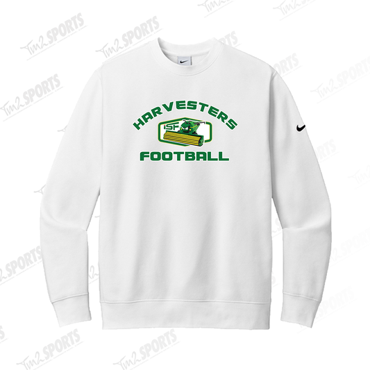 ISFIN - Nike Club Fleece Crew - White