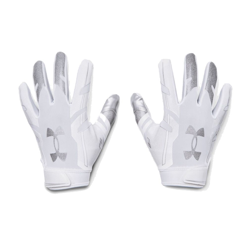 UNDER ARMOUR Football Gloves - WHITE - Youth